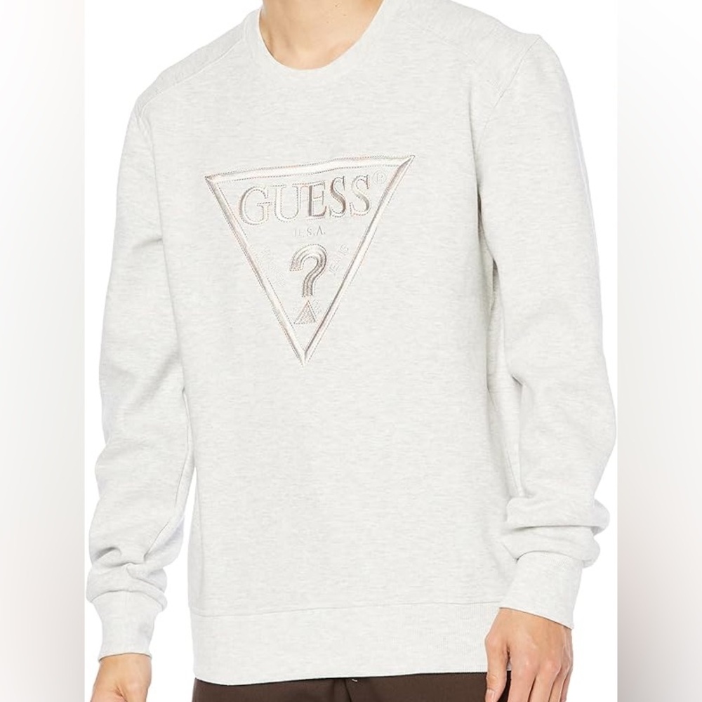 GUESS Men's Vil Crew Neck Fleece